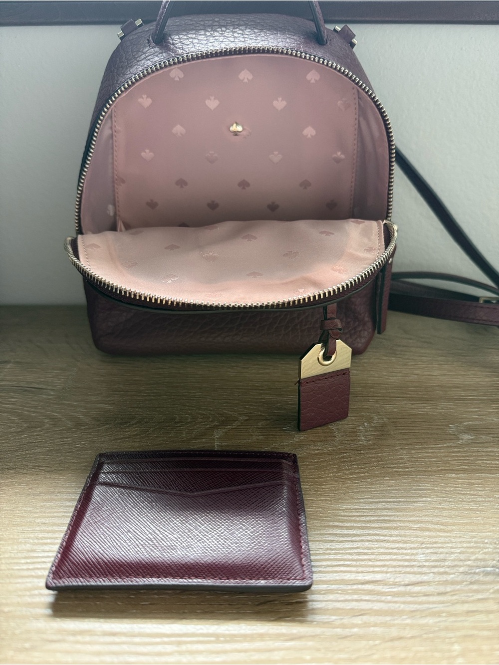 Kate Spade Bag & Cardholder | Mini Caden Carter Backpack w/ Matching Cardholder - Picture 2 of 7